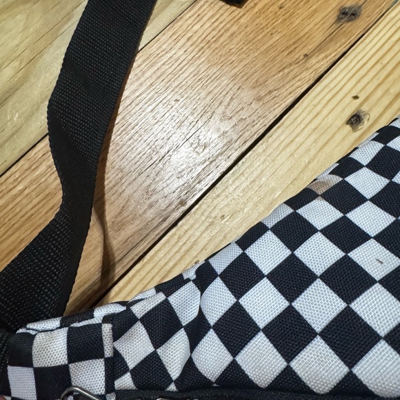 Vans Checkerboard Black and White Belt Bag - Picture 3 of 6